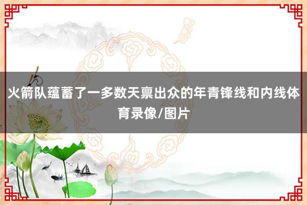 火箭队蕴蓄了一多数天禀出众的年青锋线和内线体育录像/图片